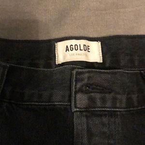 Black Agolde Jean shorts worn just 1x!
